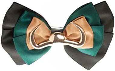 Marvel Avengers Loki Symbol Silk Bow Tie or Hair Bow With 2 Clips New Licensed