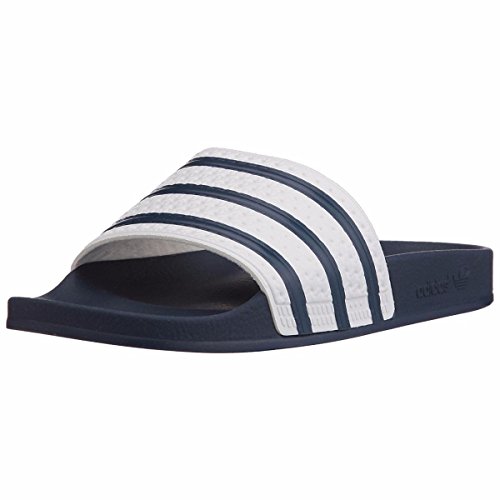 adidas Mens Adilette Navy Synthetic Sandals 9 US