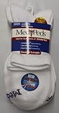 MediPeds Full Cushion Quarter, 3 Pair, Medium, White