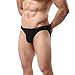 Avidlove Mens Bikinis Row Rise Underwear Micromodal Briefs 4 Packs Black