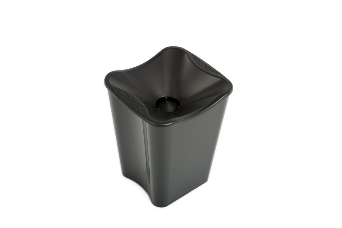 Koala Ac Spittoon Black Cover, 15.5x17x20.5 cm