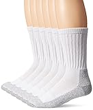 6 Pairs of Men's heavy Duty Steel Toe Work Sock, excell brand, Size 10-13