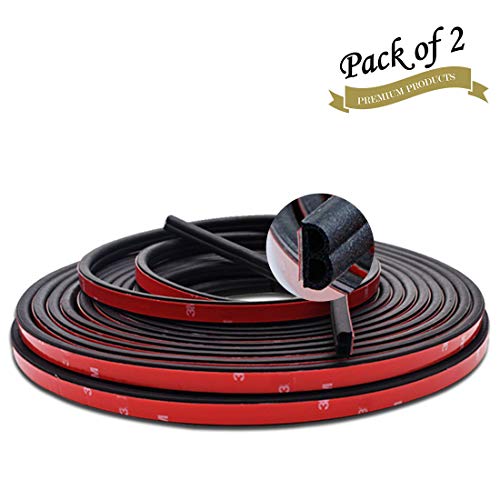 Bro 2 Pack Universal Car Truck Door Window Weather Stripping Adhesive