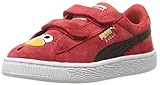PUMA Suede Sesame STR Kids Sneaker (Toddler/Little Kid/Big Kid) , High Risk Red/Black, 3 M US Little Kid