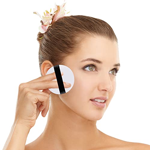 20 Pieces Pure Cotton Powder Puff,10 soft Body Powder Puff for Powder