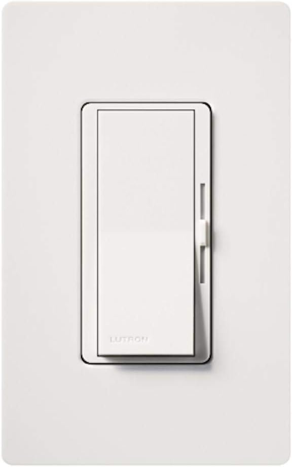 Lutron DVLV603PHWH Decora Dimmer, 450W, Diva, White, Dimmer