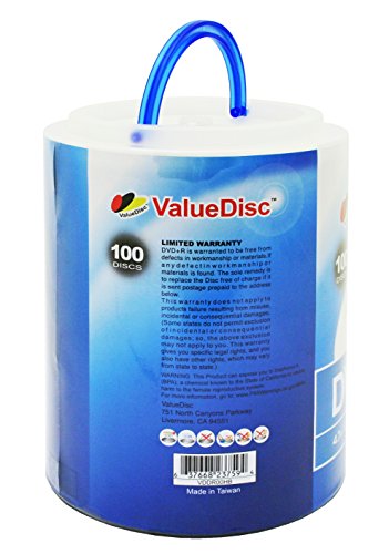 Value-Disc-DVDR-16X-47GB-100PK-Spindle-with-Handle