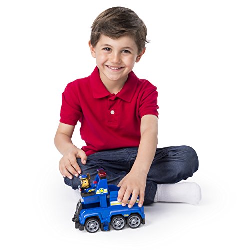 Paw Patrol Ultimate Rescue - Chase’s Ultimate Rescue Police Cruiser with Lifting Seat & Fold-Out Barricade, for Ages 3 & Up