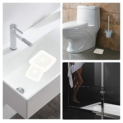 Hair Catch,MUIIGOOD Drain Protector Silicone, Shower Drain Cover,Hair Trap,Sink Catcher,Sink Strainer,Drain Cover,Drain Filter,Shower Hair Catcher,Bathtub Hair Catcher