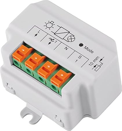 Homematic Funk-Dimmaktor 1-fach, Phasenabschnitt, Unterputzmontage, Weiß