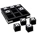 Craft LYRICS: Feel the Craft Wood Tic Tac Toe - Coffee Table Puzzle (5x5) Living Room Game - Classic Tabletop Fun Travel Board Strategy Game Outdoor Indoor Brain Teaser - Guest Room Table Challenge