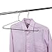 10 Metal Hangers Quality Heavy Duty Metal Coat Hangers with Non-Slip Rubber Coating for Pants (10)