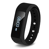 Smart Bracelet, Ronkoen Smart Bluetooth Sports Bracelet Wireless Fitness Pedometer Tracker Activity Tracker with Monitoring Calories Track Steps Counter Sleep for Sports Fitness