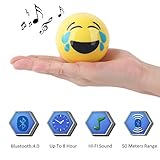 Small Bluetooth Speaker Girls' Fist Size Hifi Sound 8 Hrs Playtime Built in Microphone for Handsfree Calling 4.0 Bluetooth Works 60ft(Joytears)