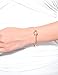 CHICNOW Wedding Party Proposal Maid of Honor Rose Gold Tie the Knot Bracelet (Rose Gold Set of 4)