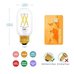 AIELIT E26 LED Bulbs 40 Watt Equivalent, Clear