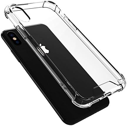 [Crystal Clear] iPhone X Case, iPhone 10 Case, JOKHANG Hard Cover Case [Shock Absorption] with Soft TPU Bumper [Slim Fit] for Apple 5.8" iPhone X /iPhone 10 (2017 Release)