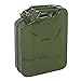 Lovinland Emergency Oil Gas Can 5 Gallon 20L Portable Gas Oil Water Bucket Petrol Diesel Storage Can Tanks with Spout Army Green