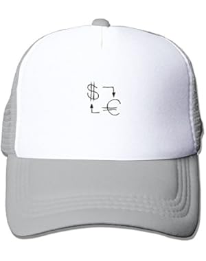 Exchange Money No Background Unisex Mesh Hat Adjustable Sports Baseball Cap