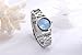 Women Watches Casual Fashion Waterproof Watches Diamond Rhinestone Wrist Quartz Watch - Light blue