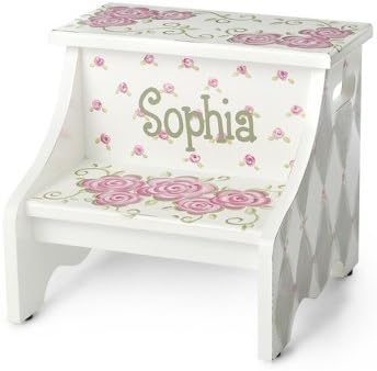 hand painted personalized step stools
