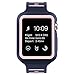 BRG Compatible with Apple Watch Band with Case, Silicone Sport Watch Band with Shock-Proof Protective Case Compatible with Apple Watch Series 3 Series 2 Series 1，Sport and Edition
