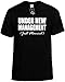 Unisex T-Shirt (UNDER NEW MANAGEMENT (JUST MARRIED)) Wedding Bridal Party Shirt