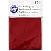 Wilton Foil Wrappers, 4-Inch by 4-Inch, Red, 50-Pack