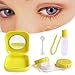 Ownsig Cute Pocket Mini Contact Lens Case Travel Kit Easy Carry Mirror Container Holder Light Blue