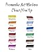 Prismacolor 97 Premier Double-Ended Art Markers, Fine and Chisel Tip, 24-Count with Carrying Case