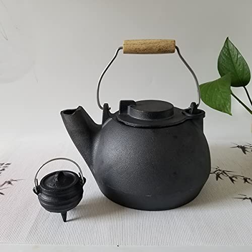 Wood Stove Kettle Chrome handle Cast Iron Humidifying Iron Kettle Cool
