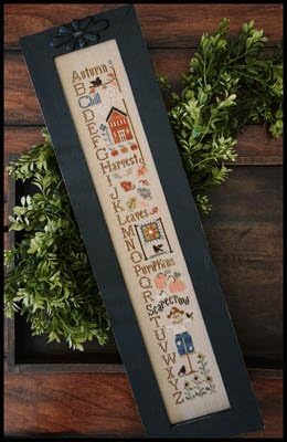 Autumn Abc's Cross Stitch Chart and Free Embellishment
