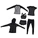 SM SunniMix 1/6 Scale Woman Tracksuit Casual Sportswear for 12inch Phicen Kumik Figures