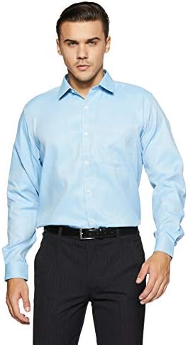 Next Look Men's Plain Regular Fit Formal Shirt