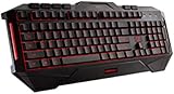 ASUS Cerberus LED Backlit Gaming Keyboard with Splash-Proof Design and 12 Macro Keys