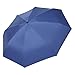 Prodigen Travel Mini Umbrella Windproof UV Folding Compact Umbrella Portable Lightweight Sun & Rain Umbrellas for Women and Men (Blue)