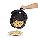 Air Fryer, 5.8 Quarts Air Fryers w/Accessories Cookbook, Grill Rack and Tongs Black