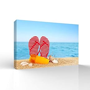 Wall26-Canvas Wall Art-Beach-Giclee Painting Wall Bedroom Living House...