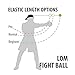 LOM Fight Ball Reflex, Boxing Ball, Boxing Equipment, Trainer for Workout and Fitness, Boxing SnapBack with String and Boxing Tennis Ball for speed punch, Punching Ball for All Ages