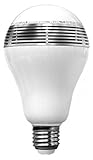 MiPow BTL100-SR-WW PLAYBULB Bluetooth Wireless Smart LED Speaker Light Bulb