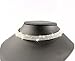 Fit&Wit Bridal Necklace Chokers Wedding Jewelry Crystal Rhinestone Collar Silver