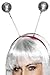 Smiffys Glitter Ball Head Boppers Headband, Silver