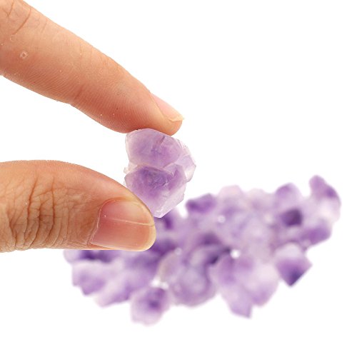 100g Natural Amethyst Quartz Point Crystal Cluster Natural Stones Minerals Home Desk Aquarium Decor