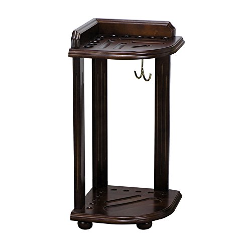Fairview Game Rooms Corner-Style Pool Cue and Ball Stand