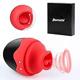 Clitoral Tongue Vibrator with 7 Vibration Modes for Targeted Clitoral Orgasm, PALOQUETH Waterproof Clit Egg Simulator with Innovation Discreet Design for Women