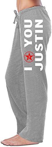 Momini Women's Justin Bieber Sweatpants Ash