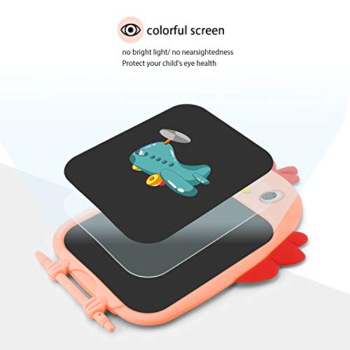 Tarnel 8.5 Zoll LCD Schreibtafel LCD Writing Tablel mit Bunter Schrift Grafiktabletts Schreibplatte Digital Schreibtafel Papierlos Maltafel Schule Graffitik Malen Notizen für Kinder