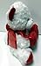 White & Red Happy Valentines Day Plush Teddy Bear Stuffed Animal Gift