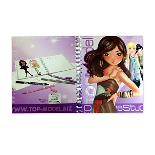 Top Model Fashion Design Colouring Book Buy Online in UAE. Toys And Games Products in the