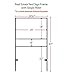 ( 5pack ) Slide-in Real Estate Yard Sign Metal Frame with Single Rider ( 2 Section ) - 24